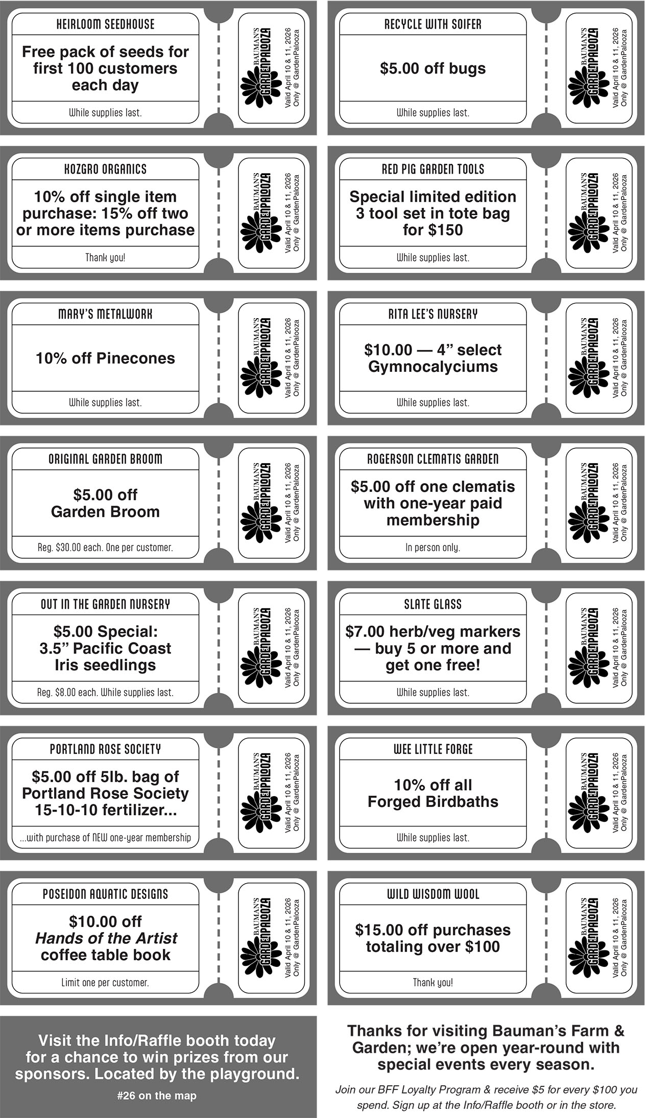 2026 GardenPalooza Coupons